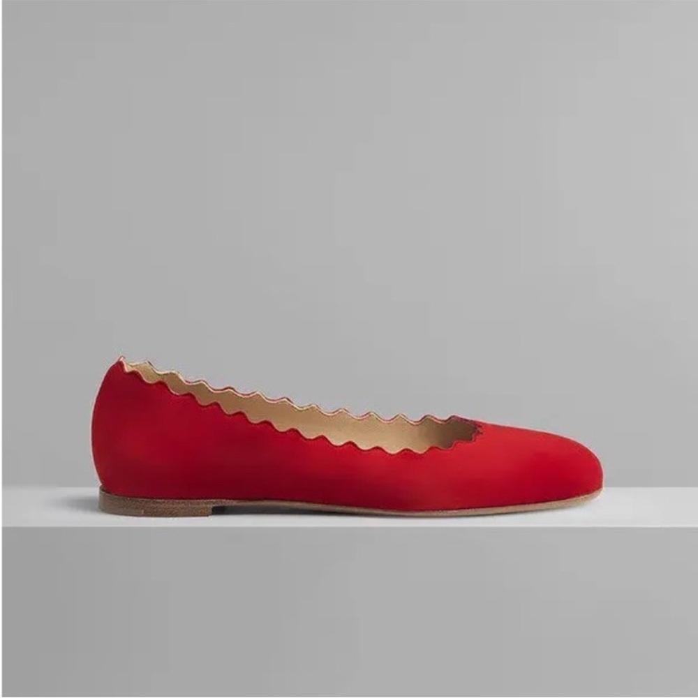 Chloé | Scalloped Ballet Flat